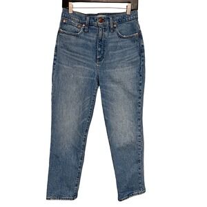 Madewell Classic Straight Jean Women 27P Blue High Rise Denim M3587 Casual
